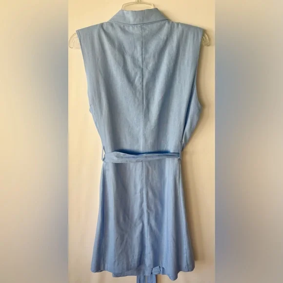 Love Tree Sky Blue Sleeveless Dress - Picture 4 of 8